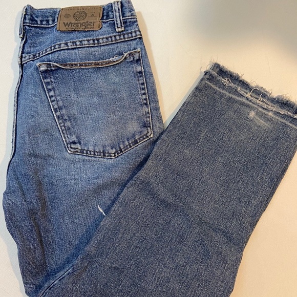 Wrangler Jeans Wrangler Destroyed Ripped Jeans 3x28 Poshmark